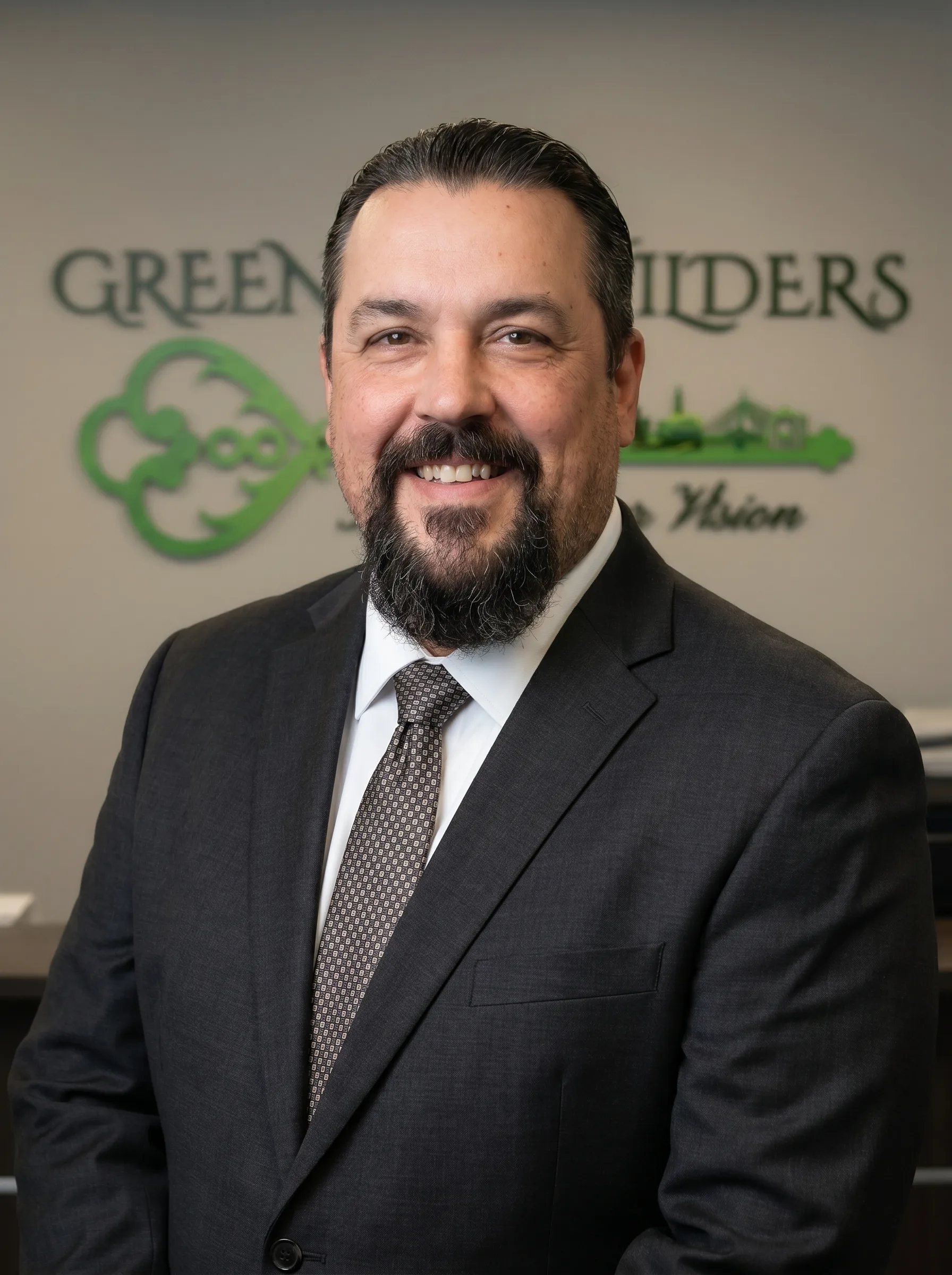 Matthew Meder of Green Key Builders on a job site