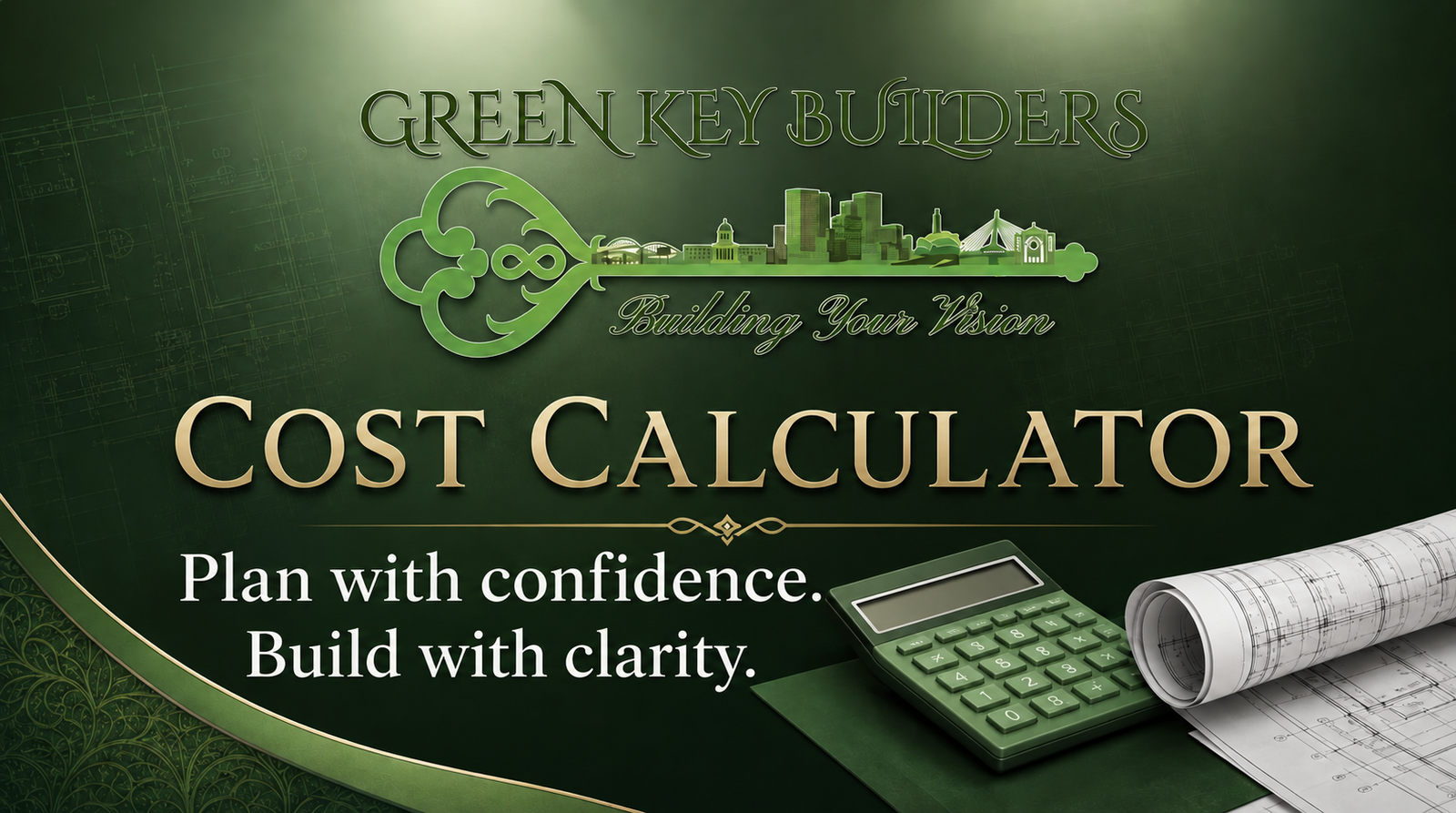 Green Key Builders Cost Calculator title card