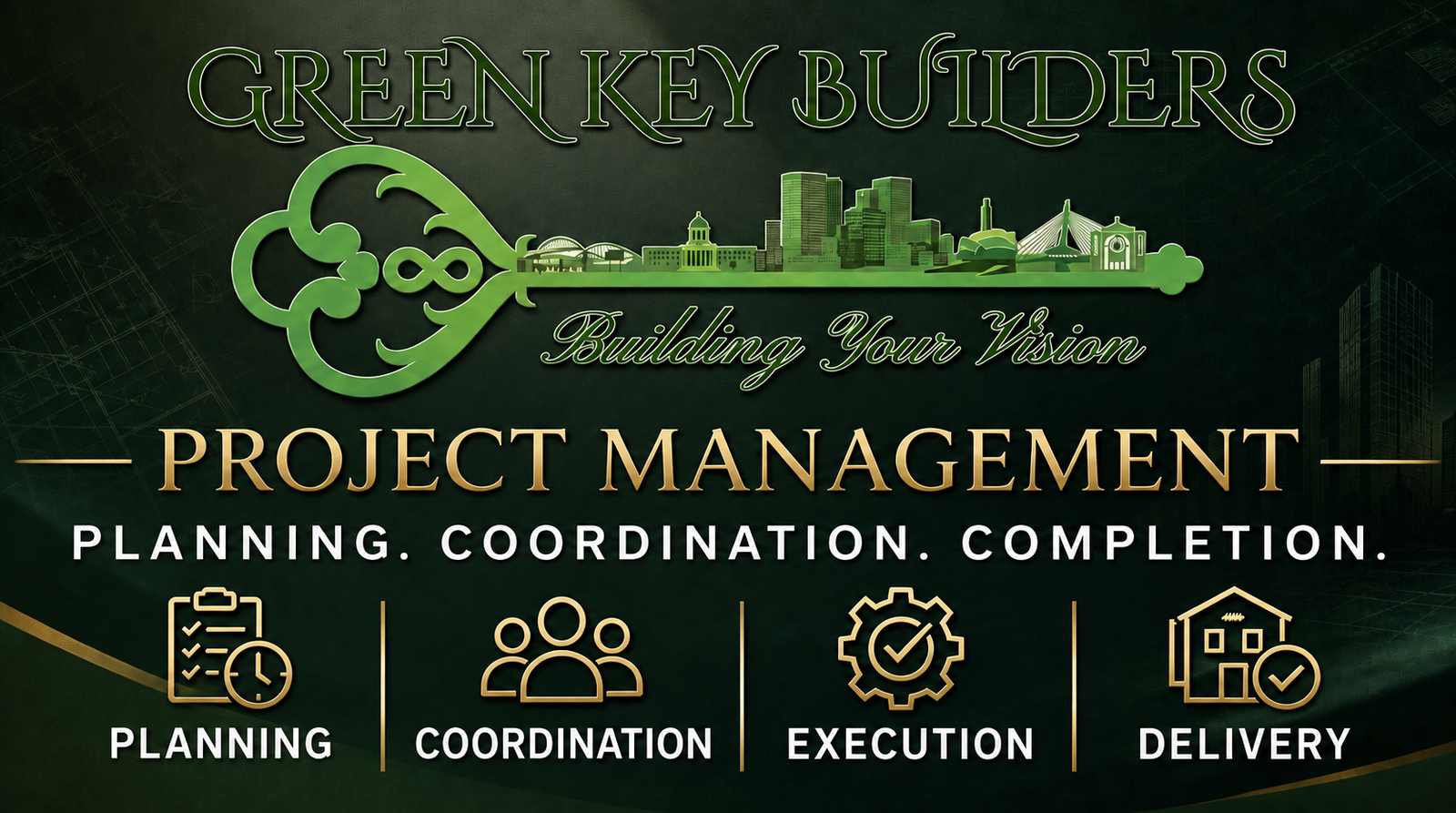 Green Key Builders Project Management title card