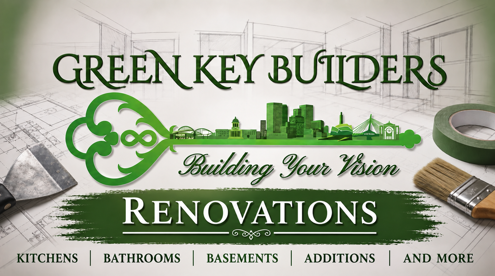 Green Key Builders Renovations title card